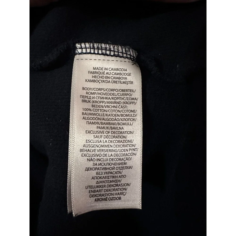 Ralph Lauren Polo‎ Mens XXL Navy Blue Cotton 1/4 Zip Long Sleeve Pullover Preppy